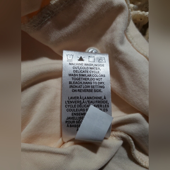 BNWT RW&Co Sleeveless Organic Cotton Top With Lace Details - Picture 5 of 5